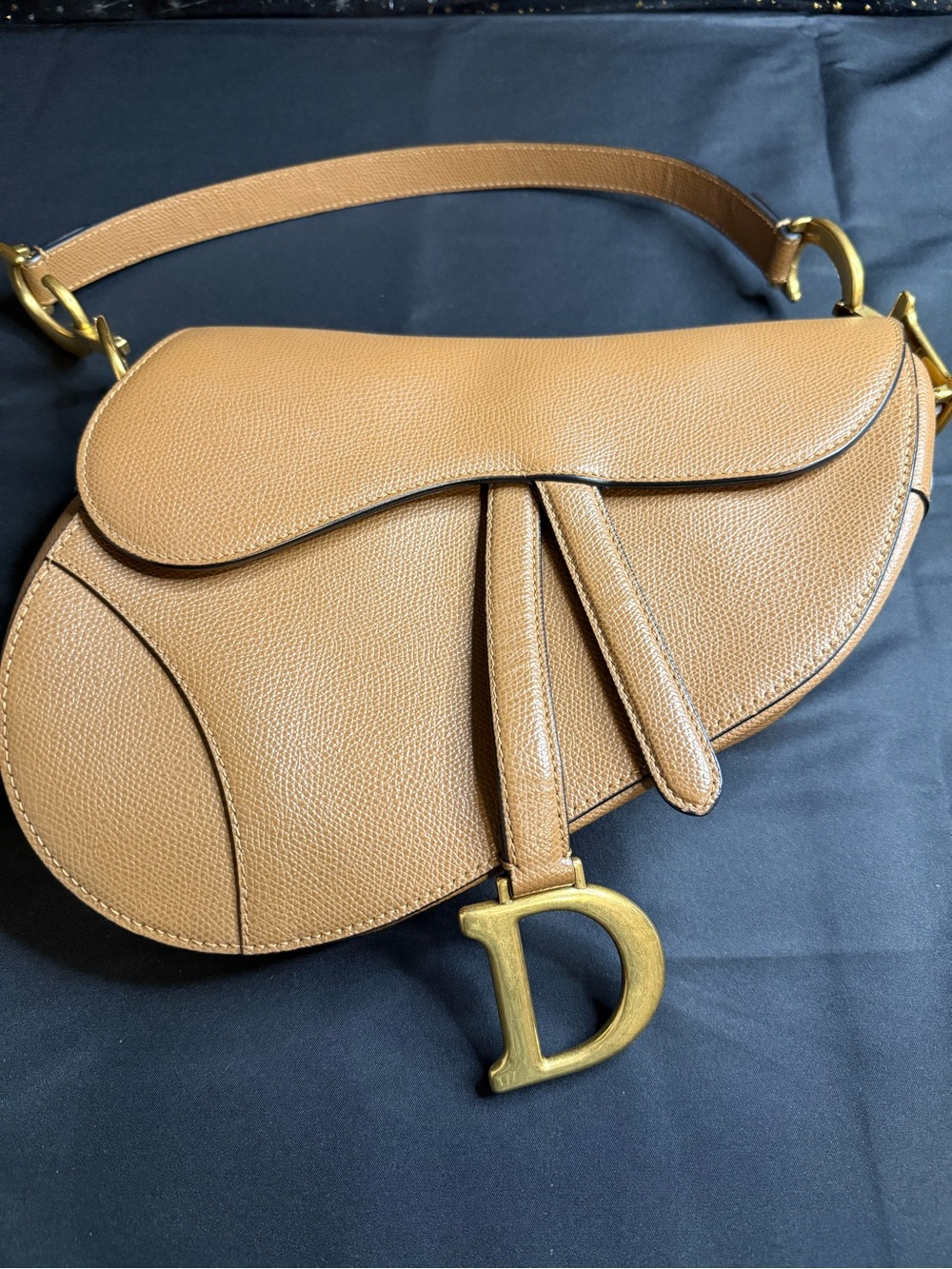 Christian Dior Calfskin Saddle Bag